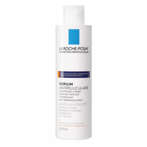 La Roche-Posay Kerium krém-sampon korpásodás ellen száraz fejbőrre (200 ml)